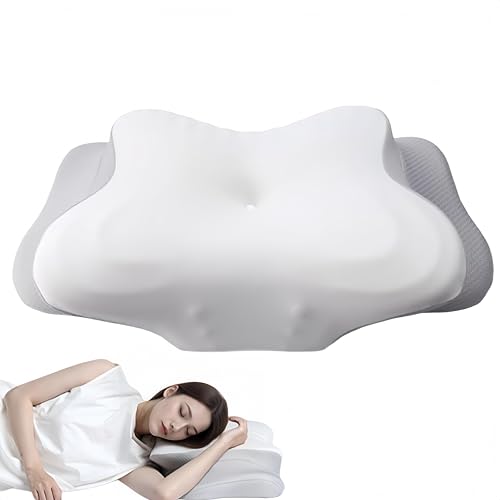 AAFGVC SOYA-Paris SOYA 3.0 Pillow-Confort Cervical Hauteur Ajustable et Mousse à mémoire – Idéal pour Toutes Positions de Sommeil (White*1,62 * 37.3 * 14.4 * 9cm)