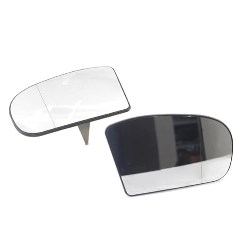 Cnthan7 (Left & Right Side) Mirror Glass Heated Wing Mirror 1 Pair For Mercedes Benz C240 Base 2001-2005 ABS