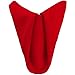LinenTablecloth 20-Inch Polyester Napkins (1-Dozen) Red
