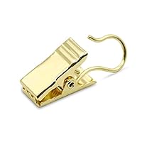 6 Ganci Con Molletta - Multiuso Per Cucina, Bagno, Tende, Bianco, Plastica Durevole - Foto 13