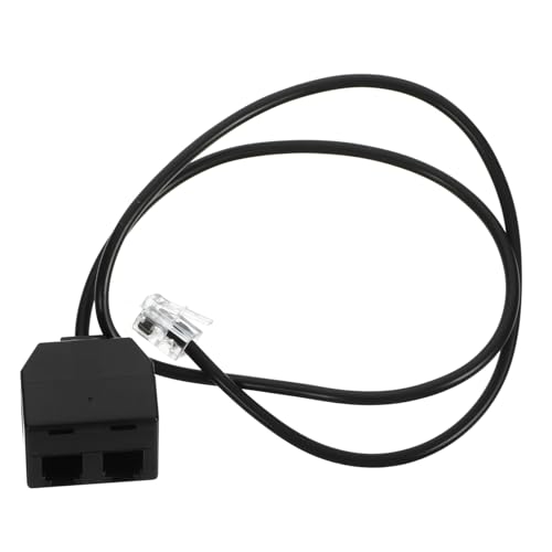 SEWACC Pc Detachable Telephone Line Adapter for Conference Calls Design Compatible Various Telephones for Training Sessions and Office Use