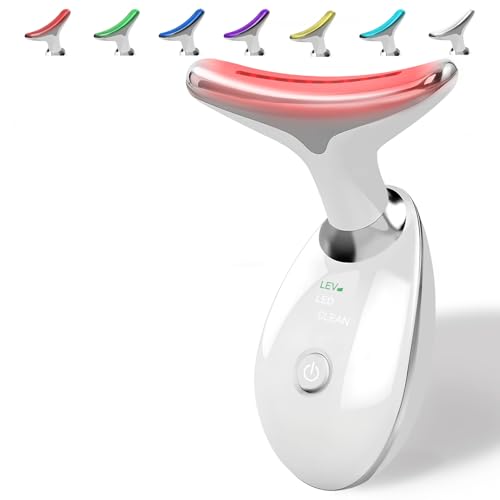 Red-Light-Therapy-for-Face and Neck, Facial Massager for Face and...
