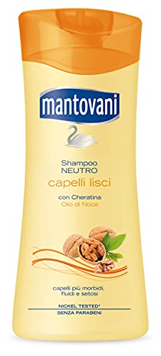 Set 6 MANTOVANI Shampoo Lisci Effetto Seta 400 ml - Shampoo Capelli