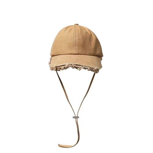 Casquette de baseball pour femmes et hommes avec cordon soleil fixe