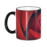 FUCVNPZ Keramiktasse, Rosenmuster, Keramikbecher, Kaffeetasse, einfach zu halten, Tasse für Kaffee Tee und Kakao