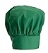 Winco Light Green Professional Chef Hat, Cotton/Poly Blend Box Set Of 24 CH-13LG