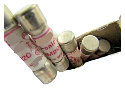TRM20 20 ampères 250 volts lot de 10 fusibles cartouches pour tableau électrique