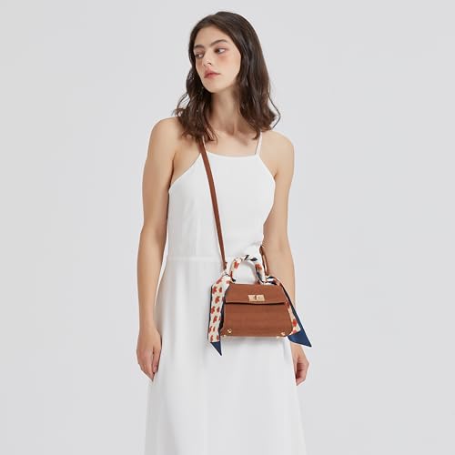 Stylish and Trendy Compact Crossbody Bag for Women - Brown, with Strap - Suitable for Carrying Your Essentials2