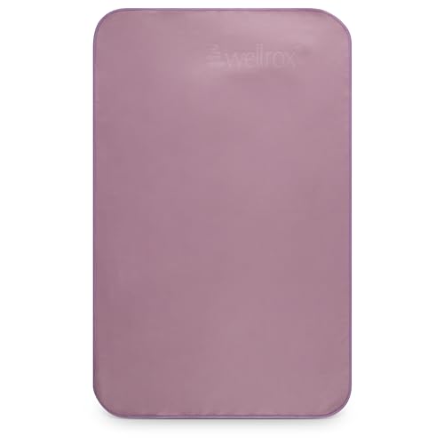 Wellrox Microfiber Hand Towel- Absorbent Sweat Towels, Workout Towels for Women- Yoga Mat Towel for Pilates, Hot Yoga, Gym Workouts (Lavender) - Thumbnail 4