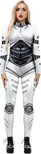 Combinaison robot pour femme réglant le problème de confort des costumes d'Halloween