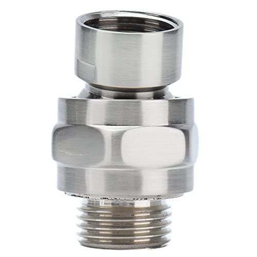 La Mejor Recopilación de Duchas y componentes de la ducha los más recomendados. 42 Adaptador de bola giratoria para cabezal de ducha G1/2, Conector de brazo de ducha ajustable de latón, componente de ducha Universal plateado