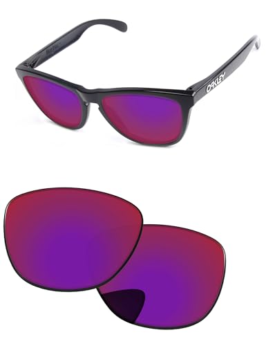 Image of Replacement Lenses for Oakley Frogskin OO9013 55mm Sunglass - Precision Fit, UV Block & Impact Resistant