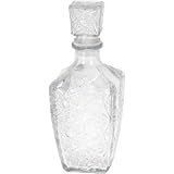 Type de produit : pichet HomePlaceEU Carafe à whisky et à vin en verre coupe classique – Cadeau de Barcraft – Bouteille de vin, scotch, brandy et eau