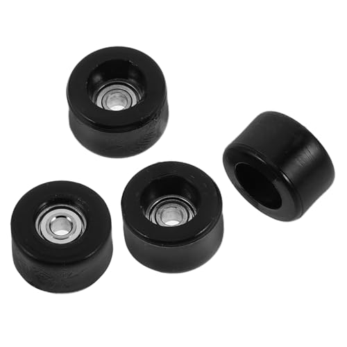 ibasenice Finger Skateboard Wheel Set with Highspeed Bearings Reusable and Stylish for Skaters