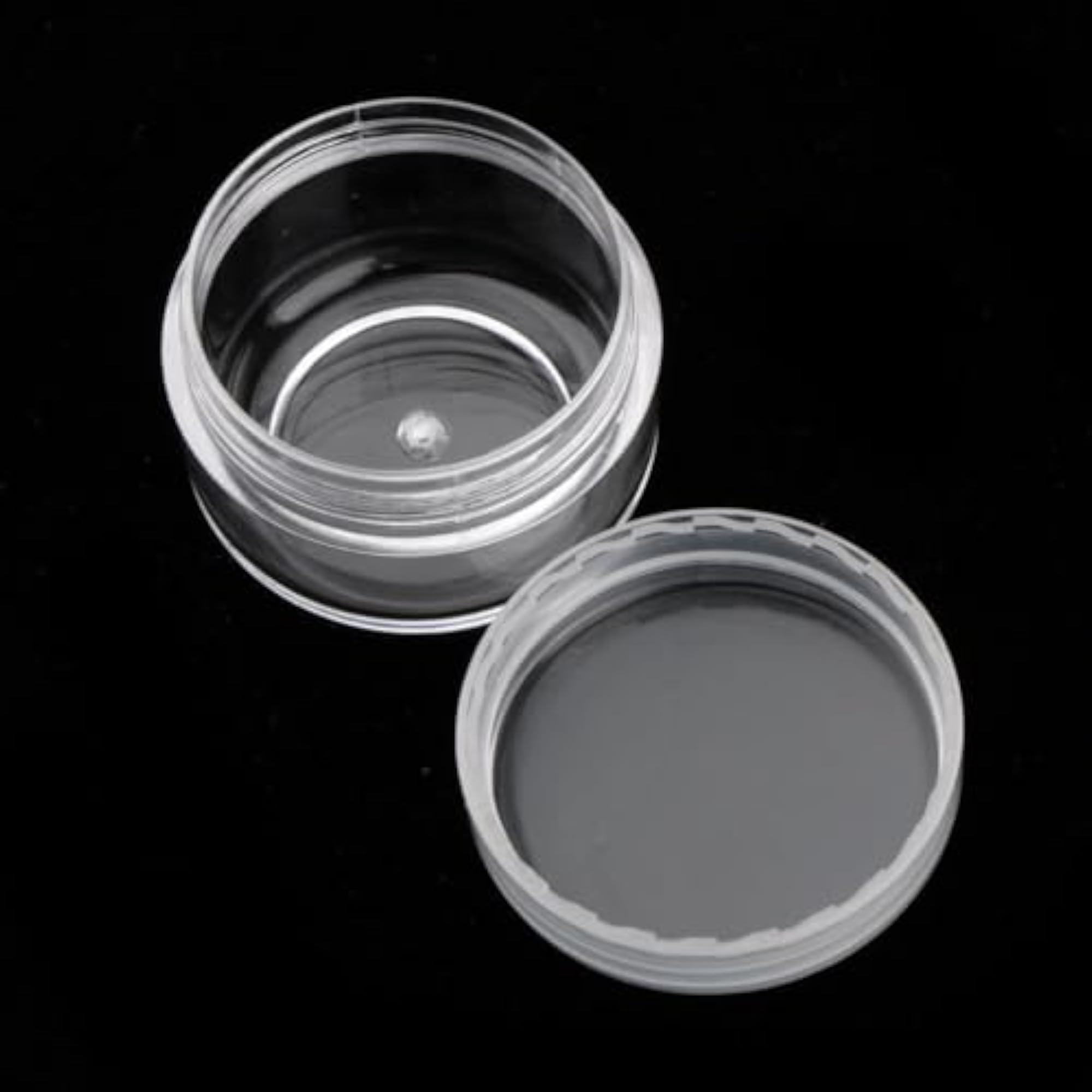 Small ABSCosmetic Cream Jars Pots Empty Cosmetic Containers with Lids, 5g, 3 Pieces