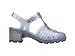 Melissa Possession Heel Fashion Sandals for Women - Iconic Fisherman Style with Medium Block Heel - Adjustable Buckle for Comfort - 100% PVC Upper/Insole/Sole - Glitter Clear, 8