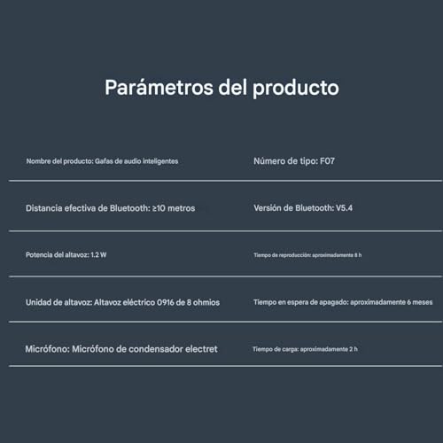 Genérico lunettes intelligentes de traduction multilingue sans fil - 6