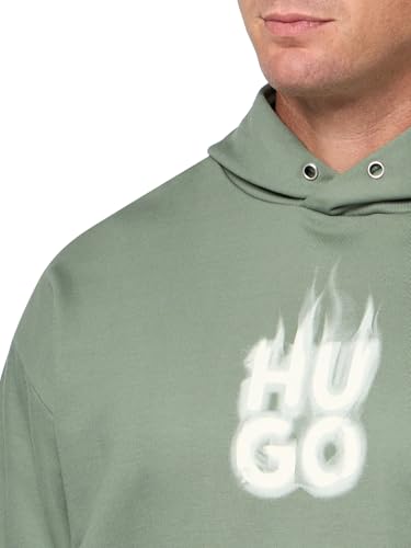HUGO Men's Smokey Logo Hooded Sweatshirt3