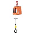 3-In-1 Electric Hoist Winch, 660lbs 1500w Electric Winch With Steel Cable, 38.7 Ft Lifting Height, 16 Ft/Min With Wired And Wireless Remote Control, For Garage, Warehouse, Factory Lifting Towing