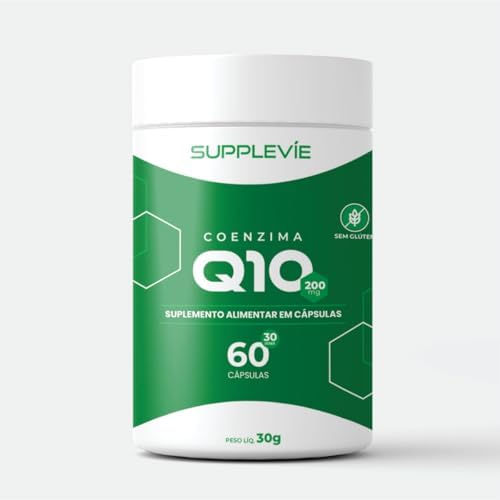 Coenzima Q10 200mg Ubiquinona Alta Concentração Alta Absorção Sup...