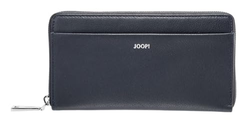 Joop! Porte-Monnaie Lantea Yura en cuir premium bleu marine véritable