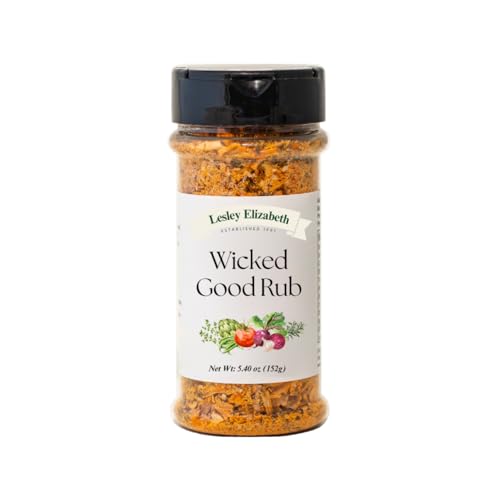 Image of Lesley Elizabeth Wicked Good Rub - All-Purpose Gourmet BBQ & Grill Seasoning for Chicken, Beef, Pork & Vegetables | Bold Flavor Spice Blend for Cooking & Roasting