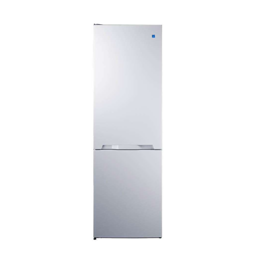 Summit 24" Bottom Freezer Refrigerator, Counter Depth Refrigerator- Freezer, Energy Star, White - FFBF121WLHD (Left Hand Door)