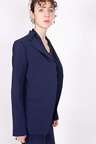Veste tailleur bi-col coupe ajustée silhouette élancée - 5