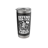 Defend Your Local Public Library Knight Stainless Steel Insulated Tumbler