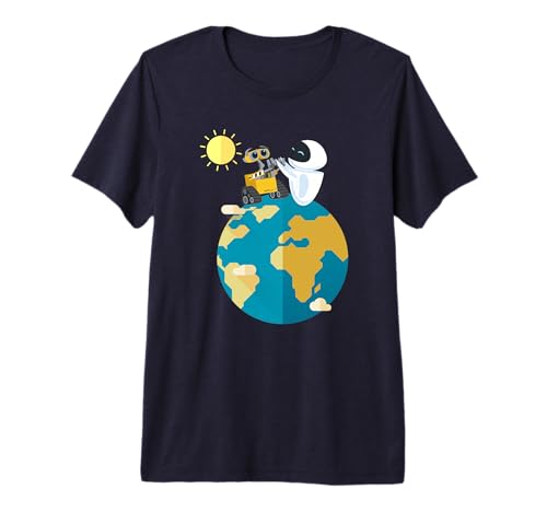 T-shirt WALL-E & EVE Disney original, idéal pour un look streetwear branché