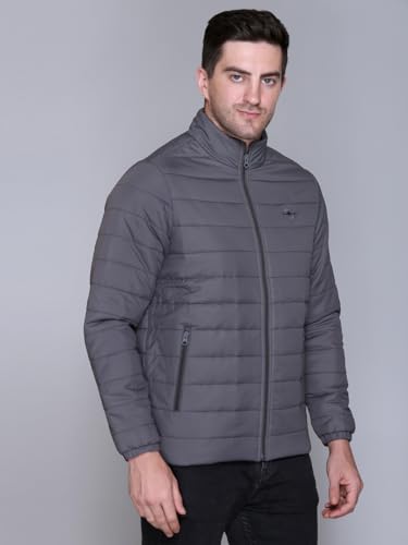 Image of RARE TIMES Men Puffer Jacket | Padded Jacket | Quilted Jacket | Trendy Winter Full Sleeve with Zipper Pocket Jacket (Pack of 1)