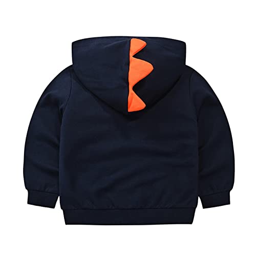 Boys Girls Casual Jackets Printing Cartoon Hooded Outerwear Zipper Coats Toddler Long Sleeve Windproof Coats #TOP1
