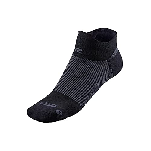 Road Runner Sports R-Gear OS1st Plantar Fasciitis No Show Socks for Men and Women, Black, M, (2 Pairs)4