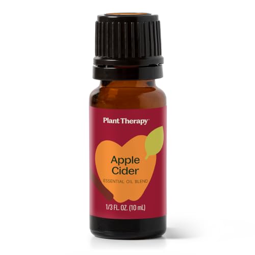 Plant Therapy Apple Cider Fall Essential Oil Blend 10 mL (1/3 oz)