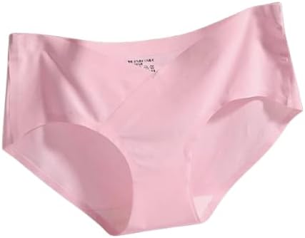 Maternity Underwear Set, Ice Silk No-Edge Seamless Panties, 6 Pieces in Assorted Colors