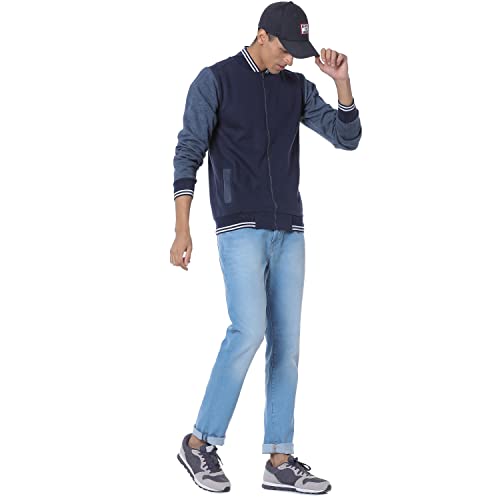 Image of Campus Sutra Cotton Blend Men Standard Length Jacket