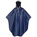 Price comparison product image VORCOOL Men Women Cycling Bicycle Bike Rain Cape Poncho Hooded Windproof Rain Coat Mobility Scooter Cover Outdoor Camping Tent Mat with Transparent Cap (Navy Blue)