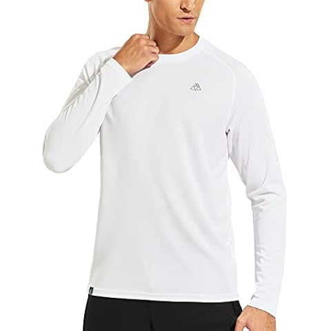 Haimont Men’s Dry Fit Athletic Shirts for Running Workout-Moisture Wicking Recycled Polyester Long and Short Sleeve T-Shirts Cover