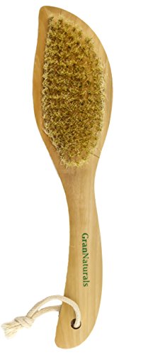 GranNaturals Cepillo para piel seca y cuerpo  11.4 pulgadas  Mejora la circulación sanguínea, exfolia la piel, reduce la celulitis