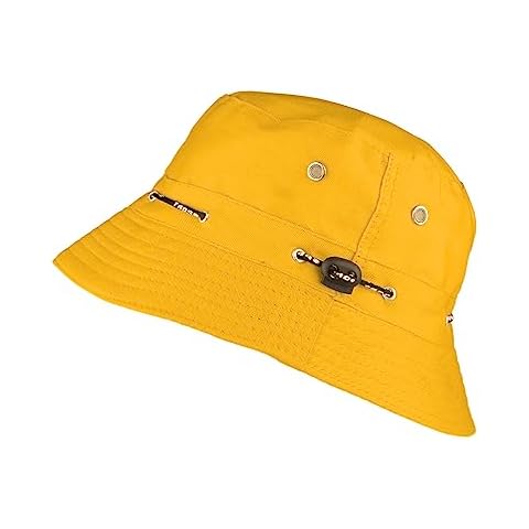 Toutacoo, Summer hat, Sun hat, Adjustable All Season Bucket Hat - Unisex (Yellow) Cover