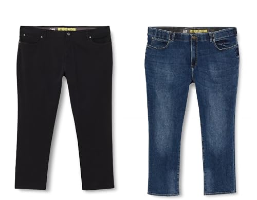 Lee Jeans Schwarz coupe Maddox 31W / 34L pour silhouette élancée