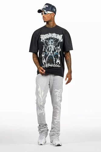 Men's Exodus T-Shirt/Stacked Flare Track Pant Set2