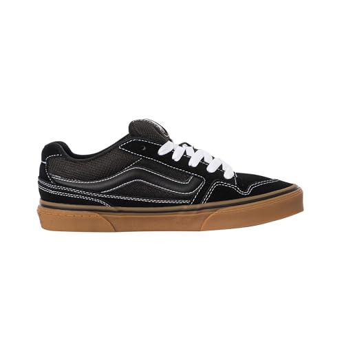 Vans Caldrone, Zapatillas para Hombre, Suede Mesh Black/Gum, 42.5 EU