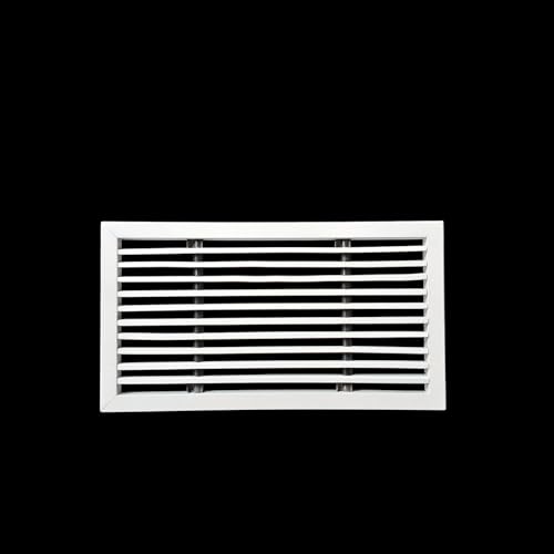 Image of Aluminium Powder Coated Grill, Grill for ac, hvac, ventilation grill, home grill, ac grill,Return Air Grill for Wall, Sidewall and Ceiling (WHITE, 12 inch*6 inch)