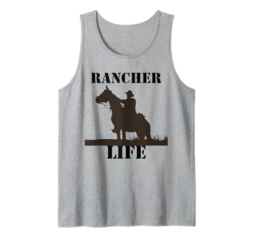 Camiseta Rancher Life Ranch Horse para hombres, mujeres, niños, niñas Camiseta sin Mangas