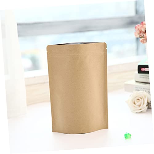 Bolsas de papel kraft a prueba de humedad para guardar té 50 unidades 3