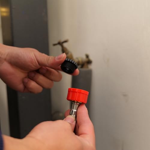 Mains Water Pressure Test Gauge, 0-11 Bar/160psi, Dual Scale, Brass Thread, Stainless Steel, 3/4" BSP to 1/2" BSP Hose Female Thread, Diagnostic Tester