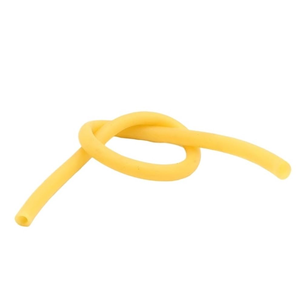 Tubo de Goma Amarillo fácil de Limpiar, Banda elástica de 10 Metros y 5 Metros de Longitud for Laboratorio, 1 Unidad