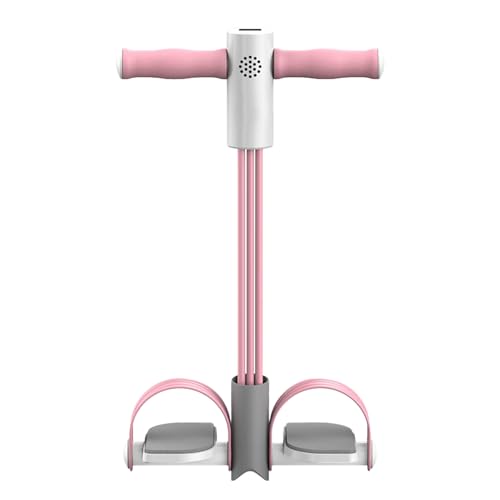 Pedal Puller - Fitness Pedal Puller Rope, Elastic Sit Up Pull Rope, Voice Counting Tension Ropes Fitness Yoga Strap, Multifuncti