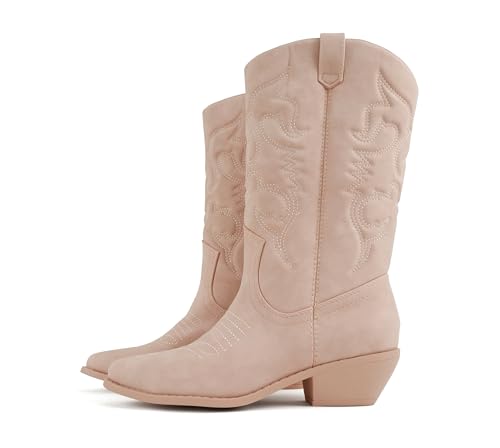 Image of Soda Women's Rodeo Western Pointed Toe Cowboy Boots